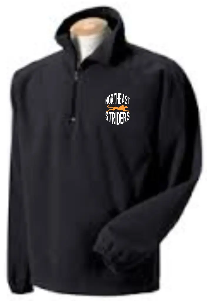 Northeast Striders 1/4 Zip Fleece M980 - Black