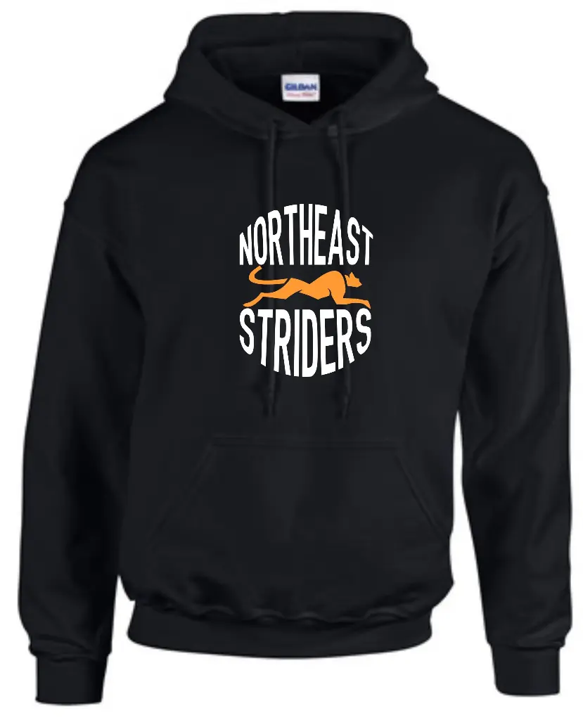 Northeast Striders Hoodie G185 - Black