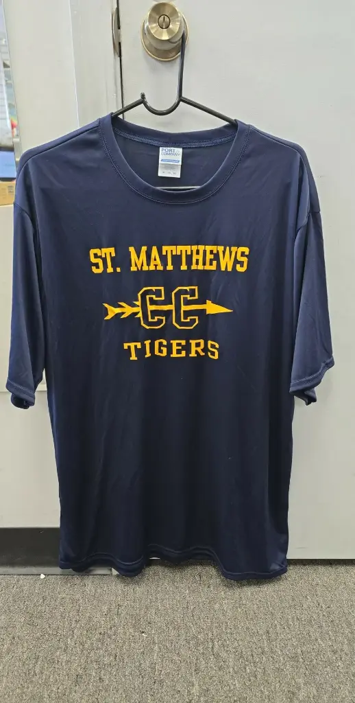 St Matthews Elementary Moisture Wick Tshirt - Adult XL *Clearance 1 item
