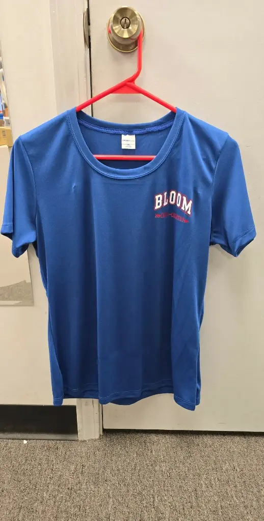 Bloom Cross Country Moisture Wicking LADIES Medium Tshirt  *Clearance 1 item available