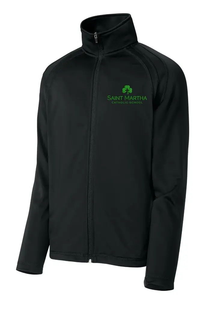St Martha School Approved Embroidered Black Jacket - YST90/JST90