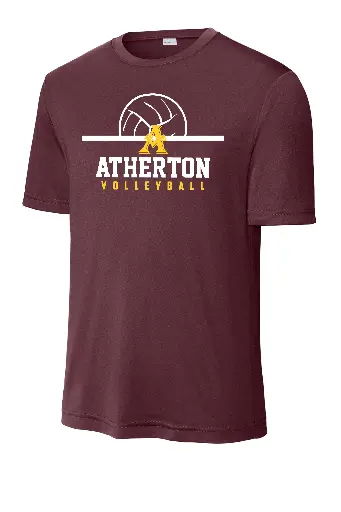 Atherton Volleyball Moisture Wicking Tshirt