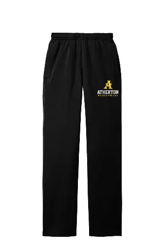 Atherton Volleyball Sweatpant - Black ST237
