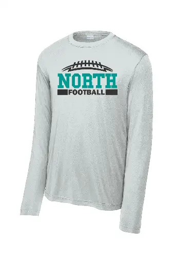 North Oldham Football Moisture Wicking Long Sleeve Tshirt - ST350LS