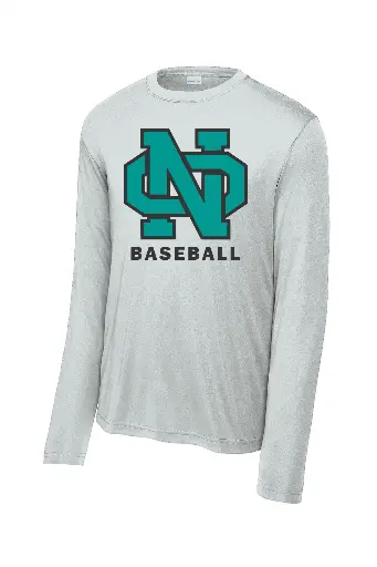 North Oldham Baseball Moisture Wicking Long Sleeve Tshirt - ST350LS