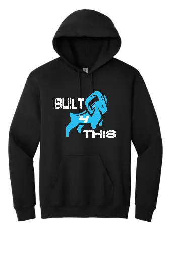 Built 4 This Hoodie G185 - Black