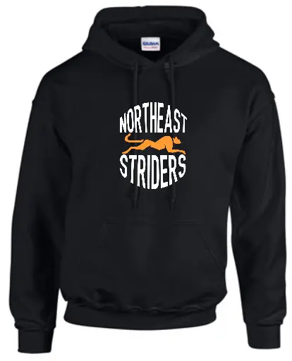 Northeast Striders Hoodie G185 - Black