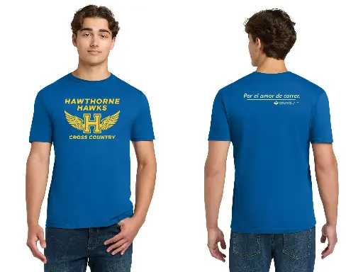 Hawthorne Cross Country Royal Blue Tshirt