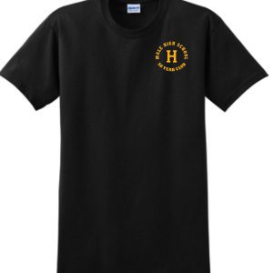 Black t-shirt with Male High School logo.