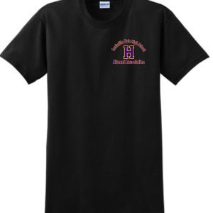 Black t-shirt with Louisville Male High School alumni logo.