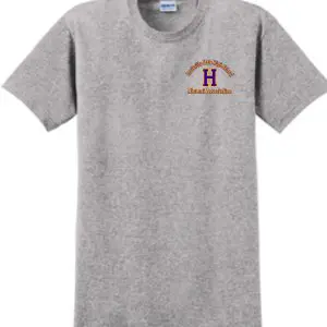 Gray t-shirt with Louisville Male High School alumni logo.