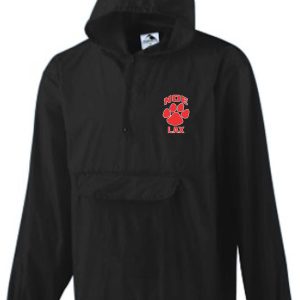 Black hooded jacket with Noe LAX logo.