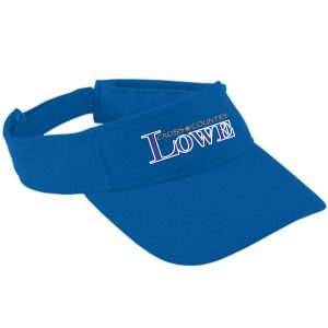 A Lowe XC Visor Aug 6267 with the text "cross country love" printed in white on the front.