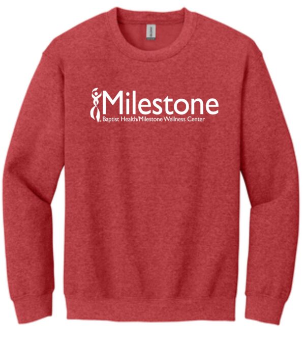 Milestone Wellness Cherry Red sweatshirt G18000 - Image 19