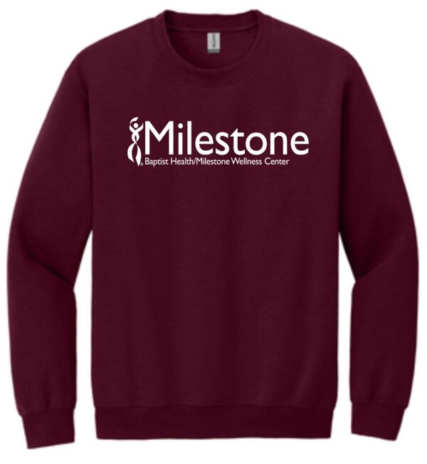 Milestone Wellness Cherry Red sweatshirt G18000 - Image 25