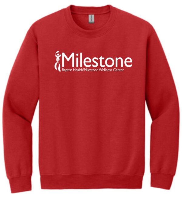 Milestone Wellness Cherry Red sweatshirt G18000 - Image 30