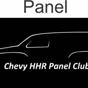 Chevy HHR Panel Club logo with car silhouette.