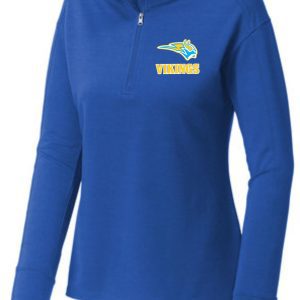 Blue Vikings quarter-zip pullover