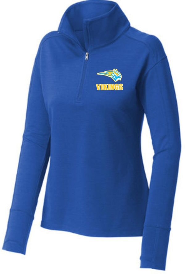 Blue Vikings quarter-zip pullover