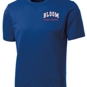 Blue Bloom cross country t-shirt