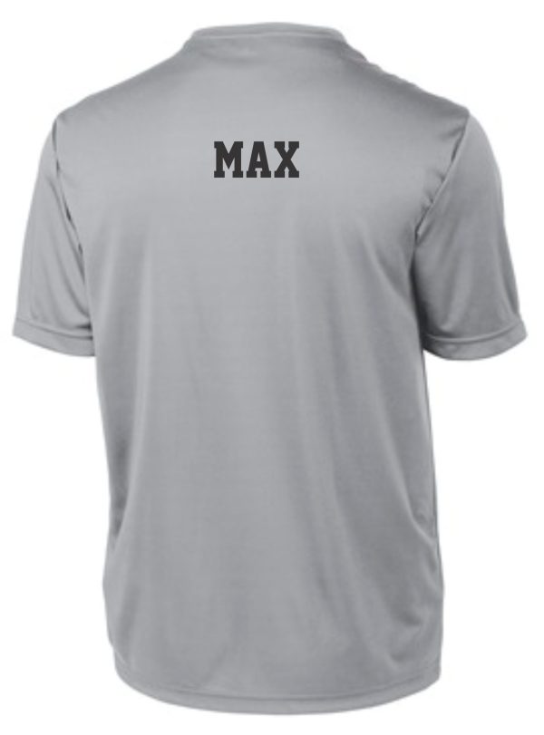 Immaculata Sport Gray T shirt with the word "Immaculata" printed in black on the upper back.