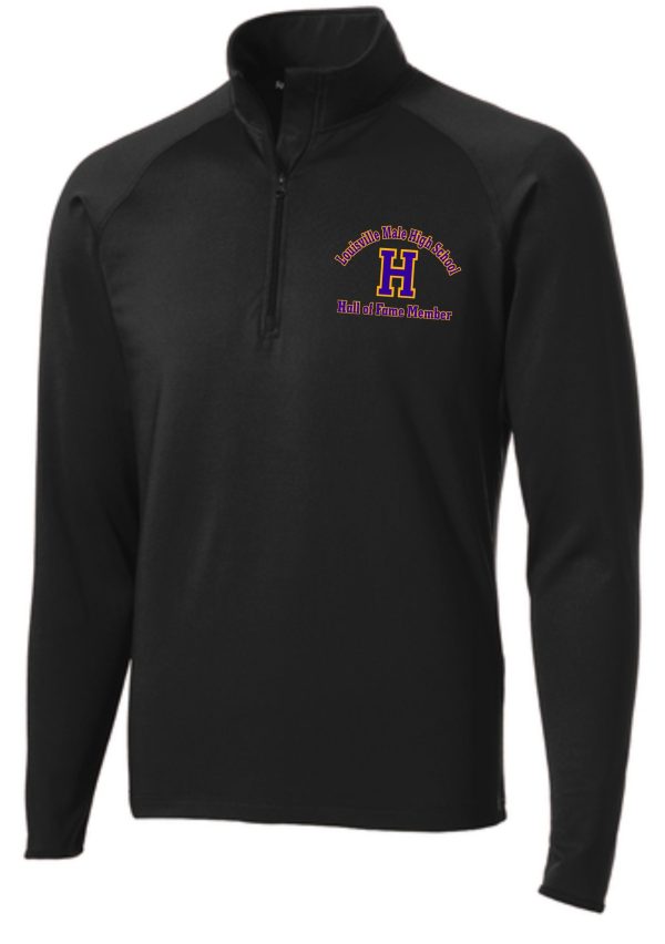 Black long-sleeve shirt with Hall of Fame logo.