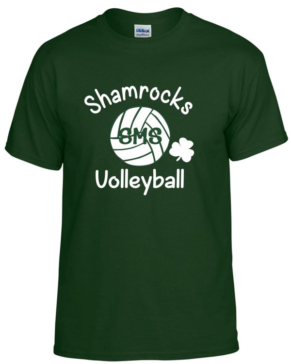 St Martha Shamrock Volleyball Spirit T-shirt