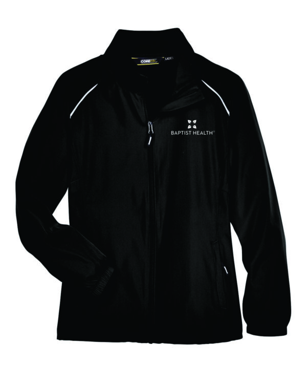 Black women's Baptist Health jacket.