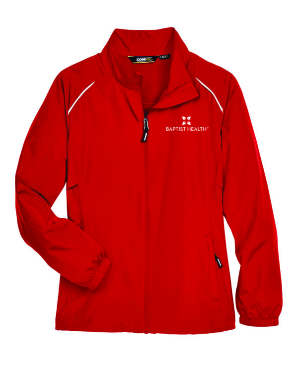 Red women's Baptist Health jacket