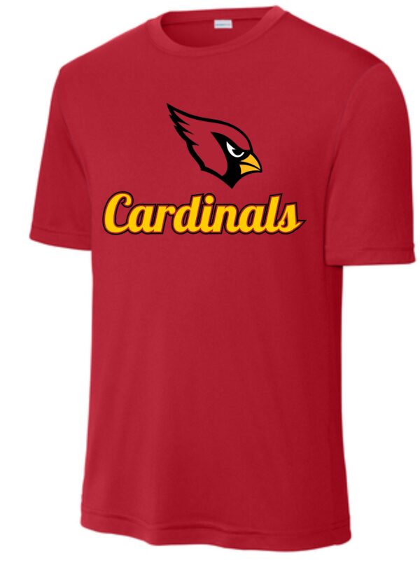 Red Cardinals T-shirt with logo