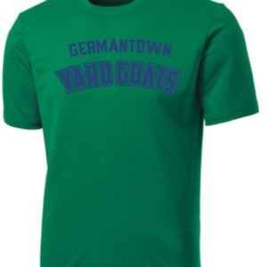 Green t-shirt with "Germantown Ward Goats" logo.