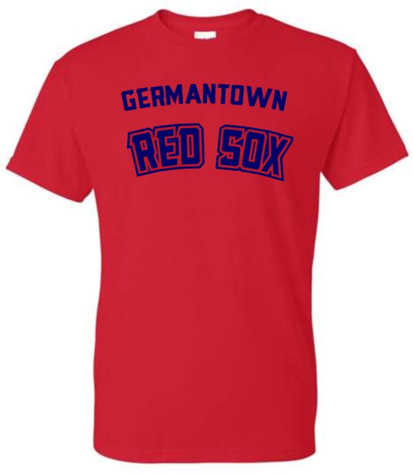 Red T-shirt with "Germantown Red Sox"