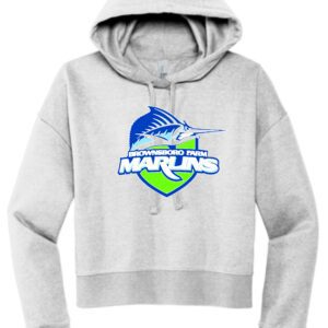 Gray hoodie with Brownsboro Farm Marlins logo.