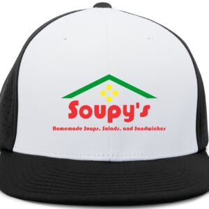 Soupy's white and black baseball cap.