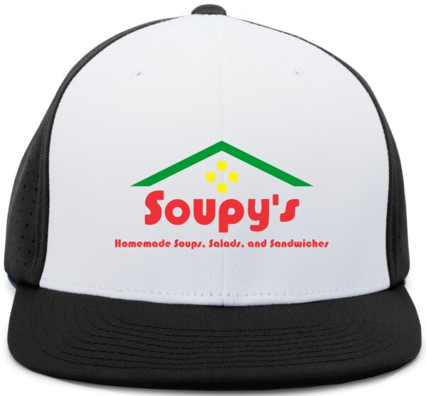 Soupy's white and black baseball cap.