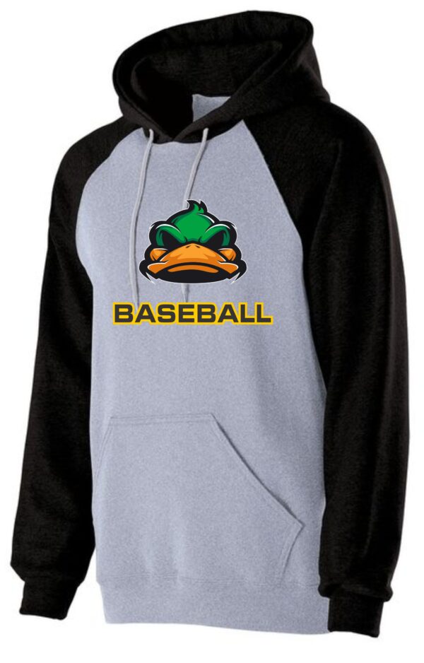 Oldham Ducks Baseball Aug 229279 Ducks Baseball Ath Heather Black Hoodie